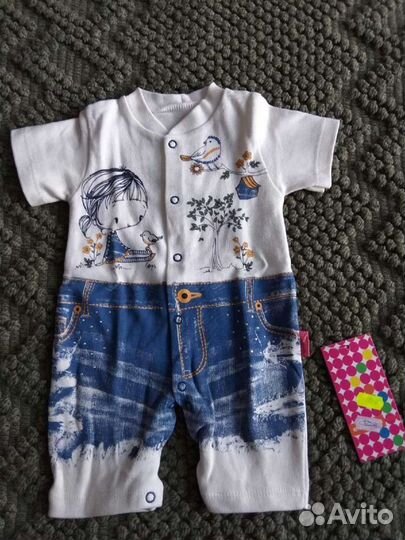 Новые Детские Вещи Всë Хлопок