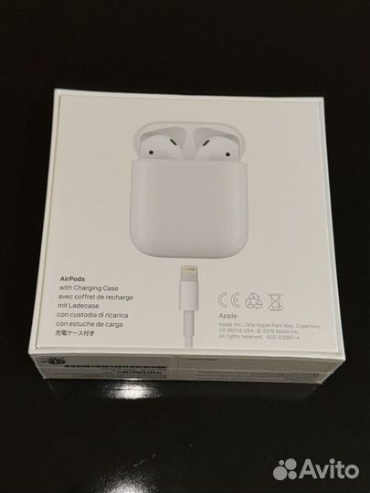 Apple Air Pods 2 (MV7N2) белые