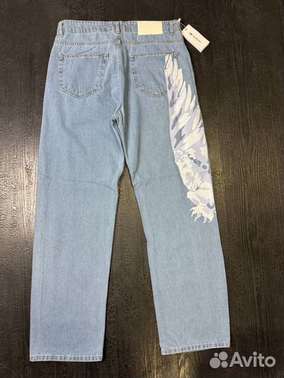 Джинсы Lacoste широкие