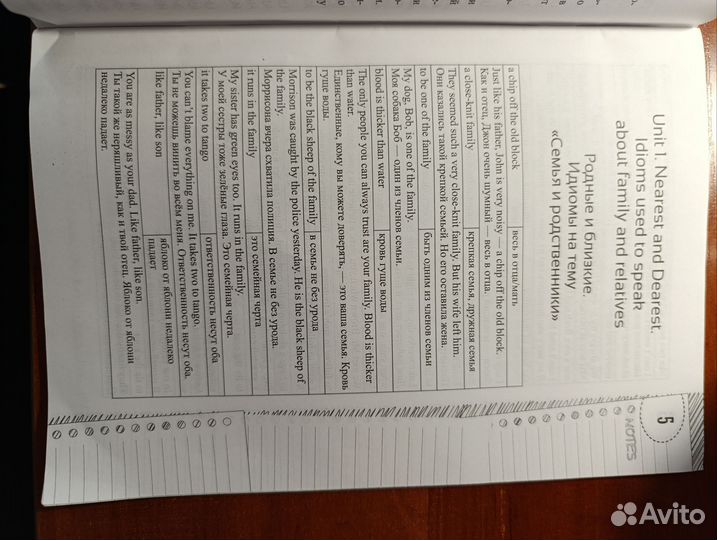 Рабочая тетрадь по английскому идиомы