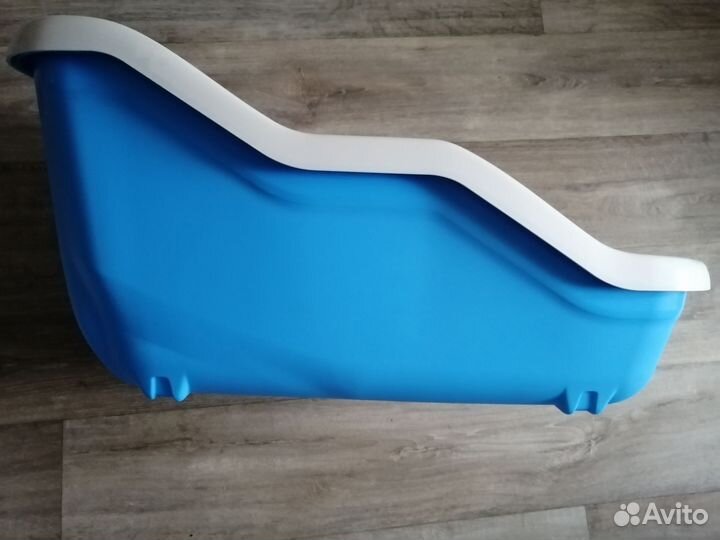 Кошачий лоток с высоким бортиком