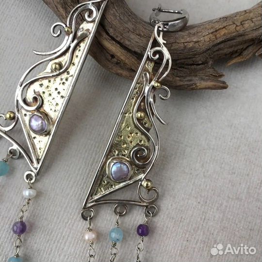 Серьги с жемчугом