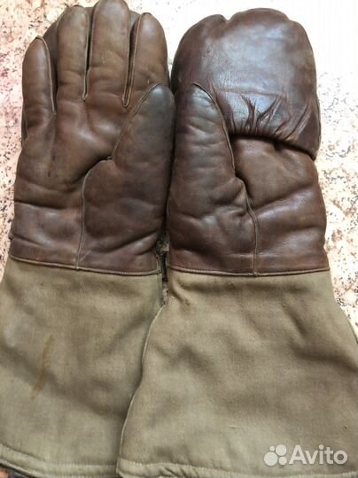 Перчатки,варежки советского летчика, меховые. ВОВ