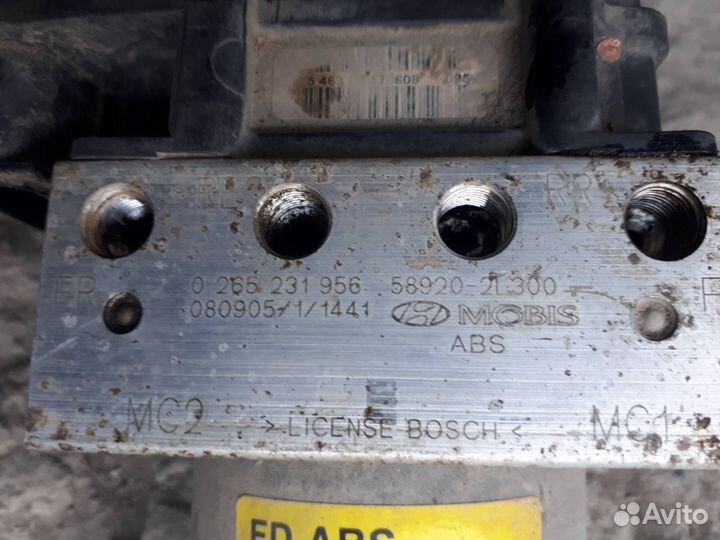 Блок ABS Hyundai i30 FD 2009 58920-2L300