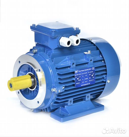 Асинхронный трехфазный электродвигатель 0.75 кВт (MS 80M2-0.75кВт-4 (B35)
