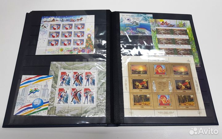 Марки Россия 2005 2006 2007 2008 Альбомы Кляссеры