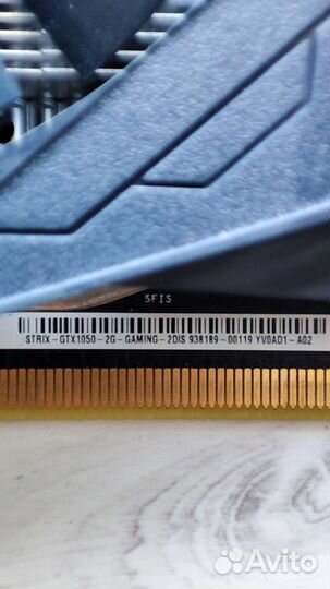 Видеокарта asus rog strix gtx 1050 2 gb