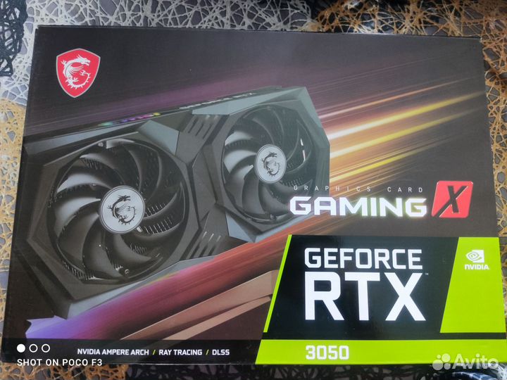 Видеокартa rtx 3050