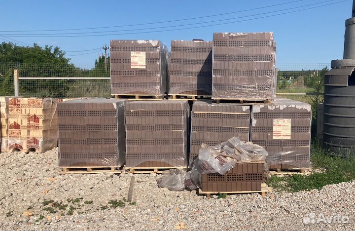 Кирпич облицовочный шоколад