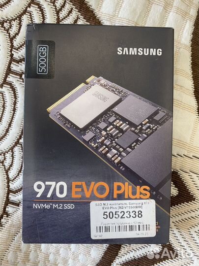 Ssd NVMe M2 samsung 970 evo plus 500gb