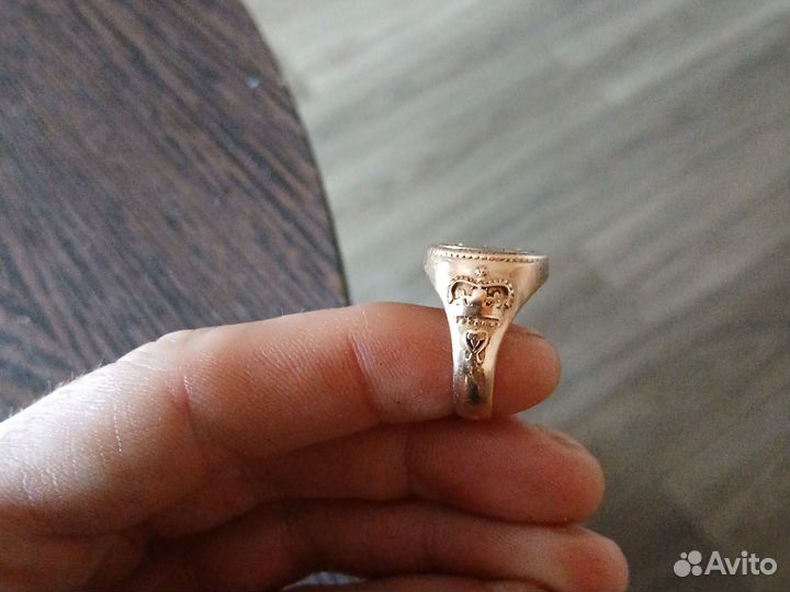 Золотое кольцо мужское