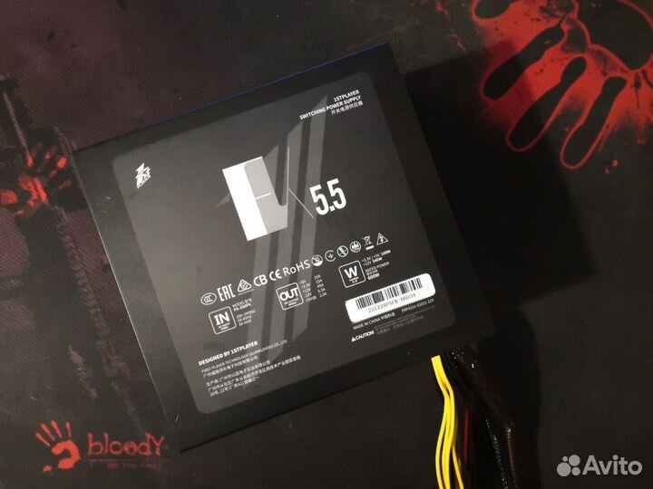 Блок питания 1st player PS-550FK 550w,пломба