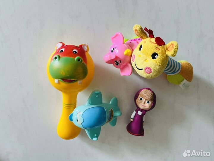 Игрушки погремушки пакетом 17 шт