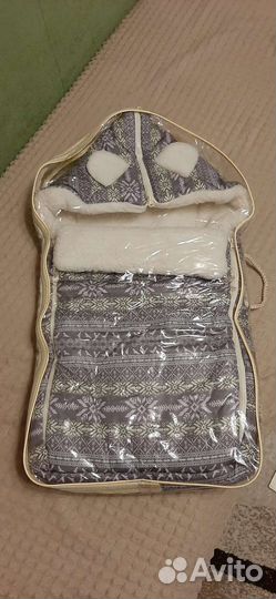 Зимний конверт в коляску