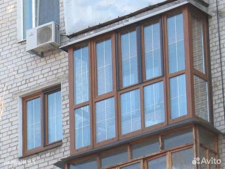 Балконы пластиковые с панорамным остеклением
