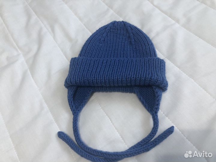 Шапка осень/весна от 0 до 1 года итал. меринос