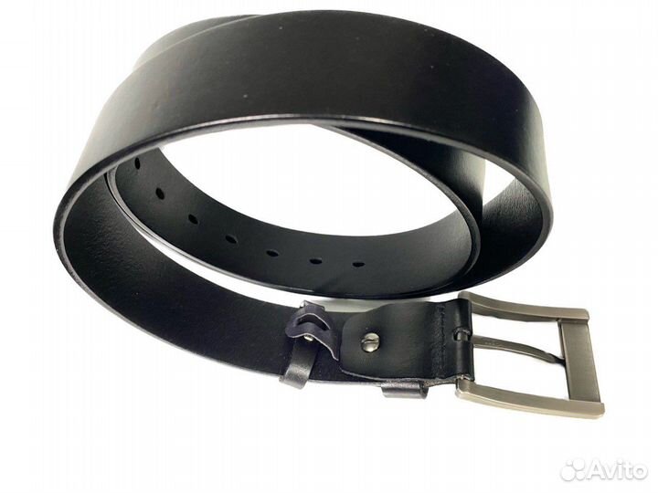 Ремень мужской кожаный Boss 2403 black