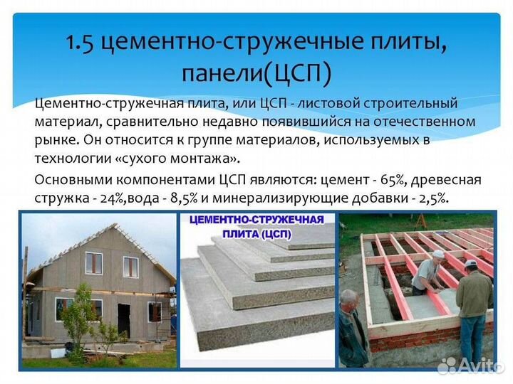 Цсп плита