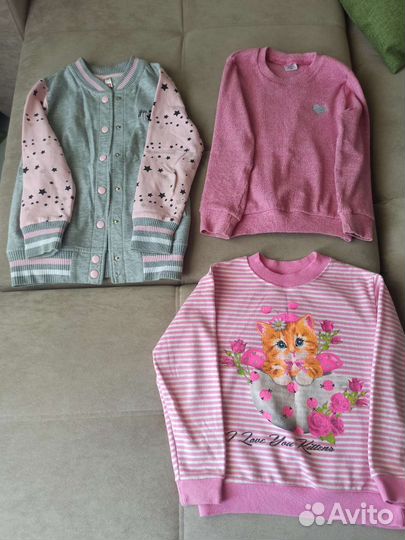 Детские вещи пакетом для девочек 116 122
