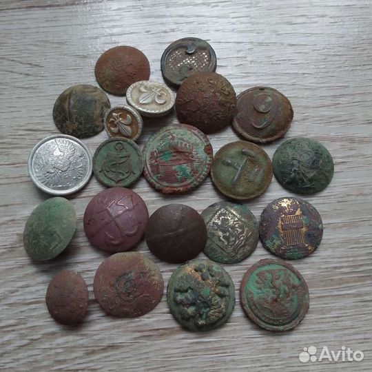 Пуговицы старинные