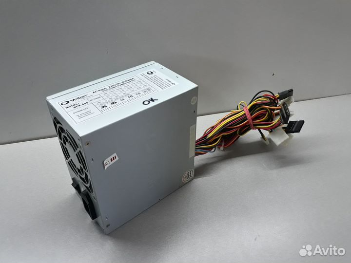 Блок питания 400W Velton ATX-400 24p4p3xsata3xMole