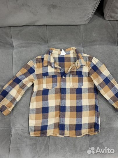 Рубашки на мальчика 86 92 98