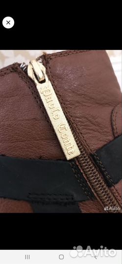 Ботильоны натуральная кожа 38