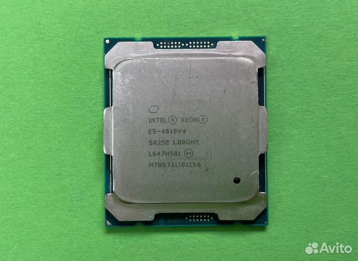 E5 4610 V4, ядер 10, 1.80 GHz, 20 потоков