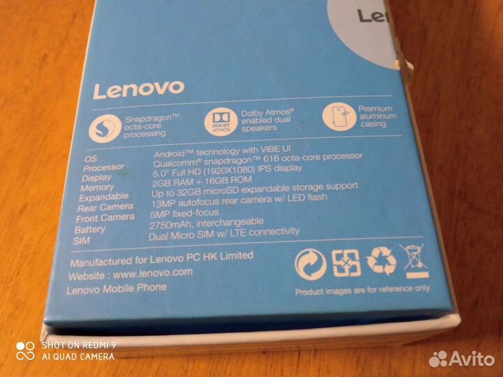 Lenovo A Plus, 8 ГБ