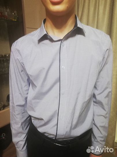 Рубашка в клетку на мальчика