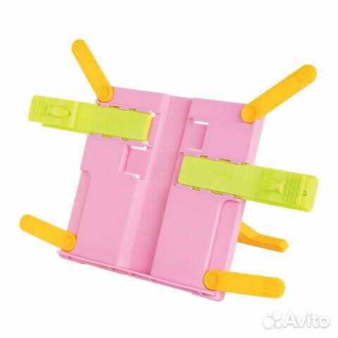 Подставка книг юнландия, с боковыми зажимами, регу