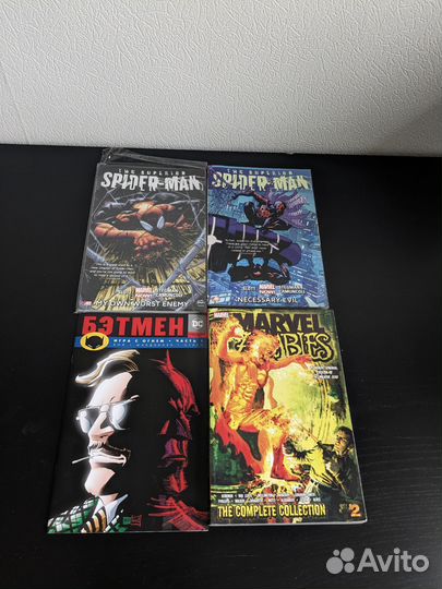 Комиксы Человек-паук на английском языке и DC