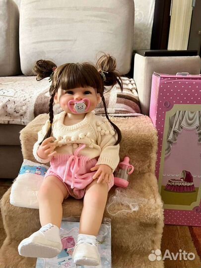 Кукла Реборн 55см (можно купать)