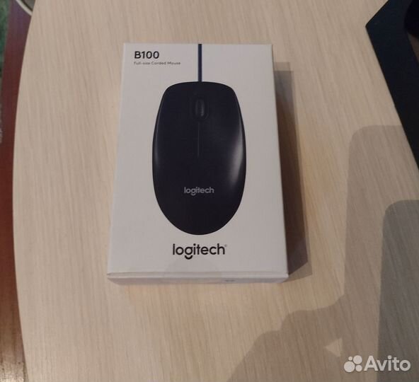 Мышь проводная Logitech B100 910-003357 черный