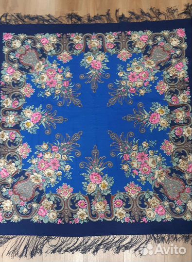 Павлопосадский платок палантин 120-120