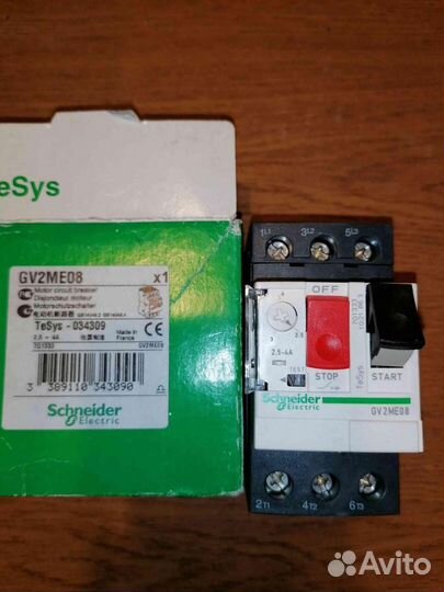 Автоматы для защиты двигателя Schneider GV2