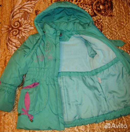 Зимний костюм для девочки на возраст 7-9 лет