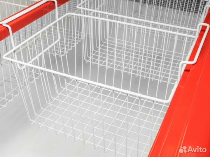 Морозильник бонета красный