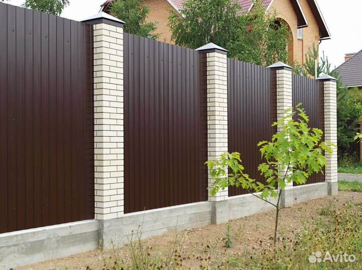 Колпаки на забор