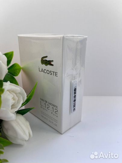 Парфюм мужской Lacoste L.12.12 Blanc – Pure (Euro)