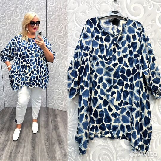 Туника штапель р.60-66