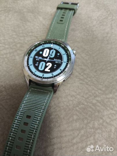 Huawei watch gt 4 46mm (зелёный)