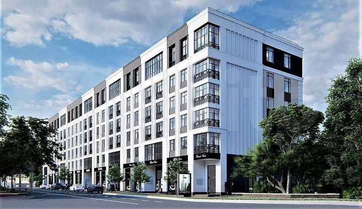 1-к. квартира, 47,2 м², 6/6 эт.