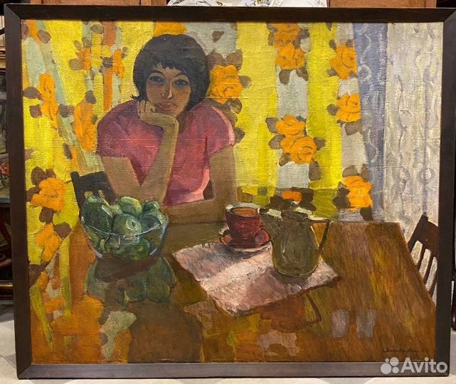 Скопцова Л.С. «За столом», 1971 г