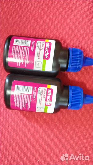 Краска штемпельная синяя