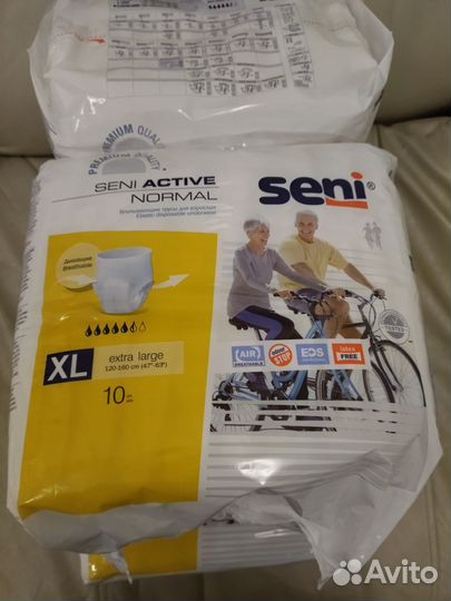 Памперсы для взрослых semi XL, option L, пелёнки