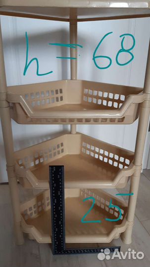 Угловая полка для ванной