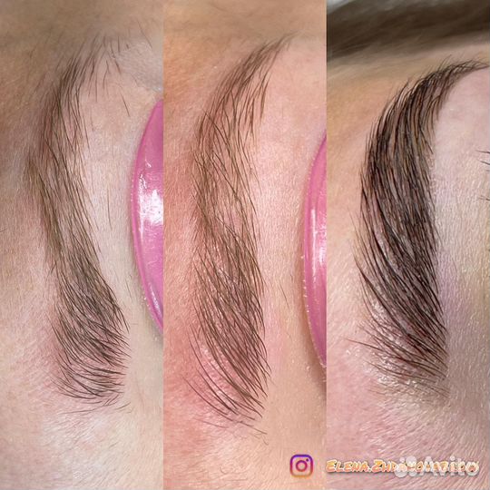 Ламинирование ресниц/бровей.Коррекция бровей