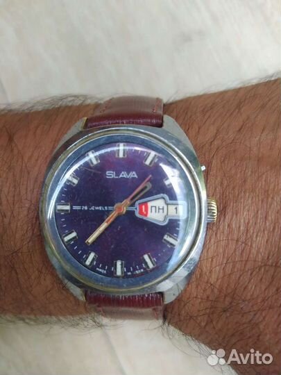 Часы слава СССР. Механика. Обслужены