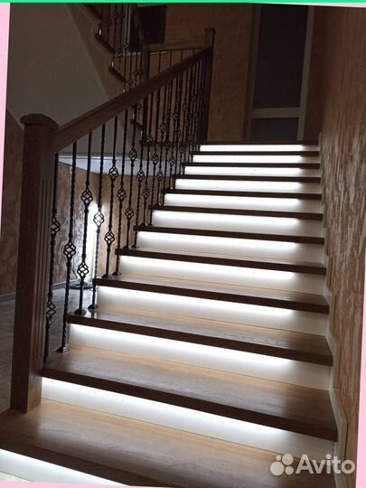 Отделка лестниц под ключ от производителя